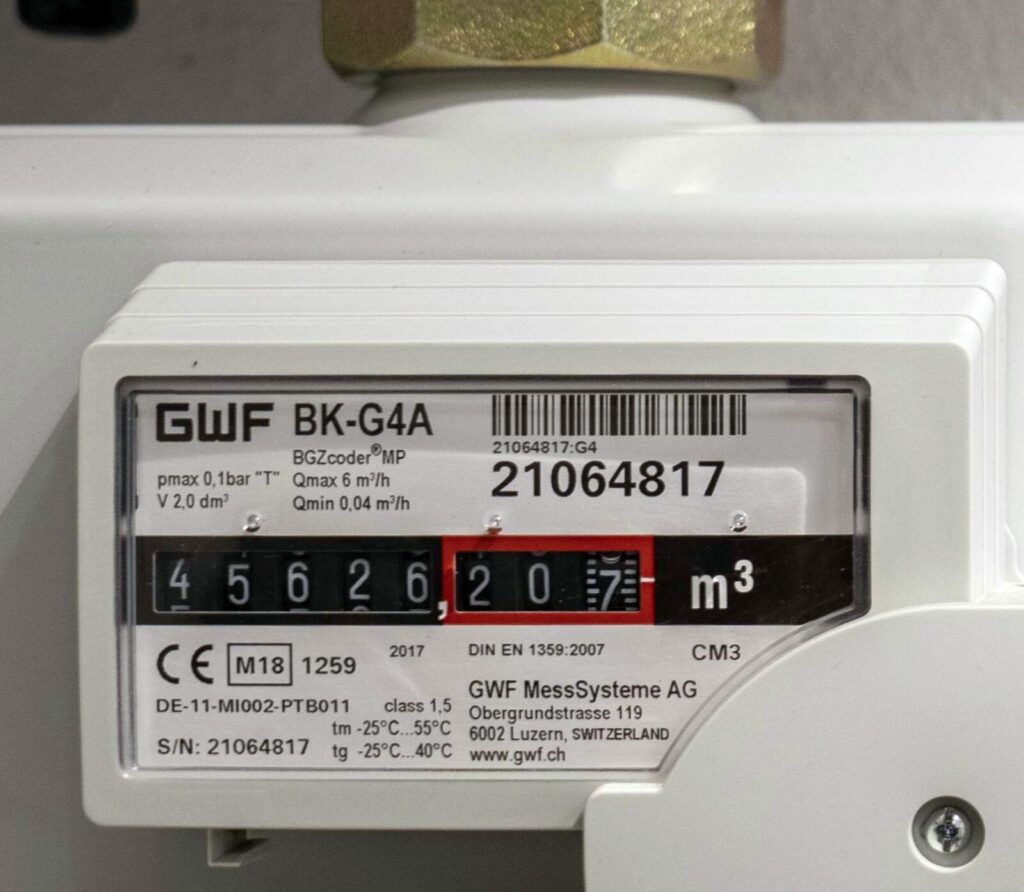 aus aktuellem anlass: der gaspreis in romanshorn 1 gaszaehler regiotherm 03.2026 2